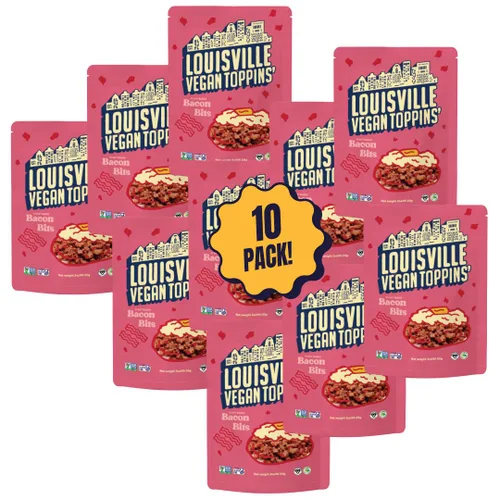 Miniatura 9 de LOUISVILLE VEGAN JERKY Bocaditos de tocino a base de plantas, 3 oz