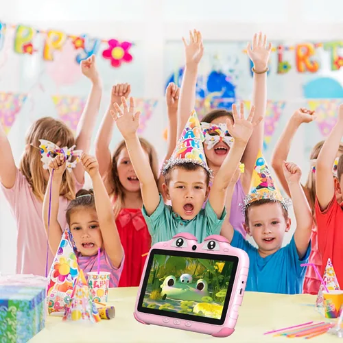Miniatura 6 de Tablet para Niños de 7 Pulgadas 32GB con WiFi, Tablet para Niños Pequeños con Software Instalado Control Parental, Tabletas Android para Aprendizaje