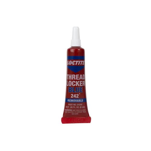 Miniatura 2 de Loctite Threadlocker Azul 242 - Adhesivo de fijación de roscas removible para tuercas, pernos y sujetadores, adhesivo para tornillos de resistencia