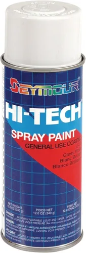 Miniatura 6 de Seymour 16-115 Hi-Tech Esmalte Pintura en Aerosol, Negro Brillante Brillo negro