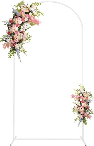 Miniatura 11 de Asee'm Soporte de Arco de 1.83 m de Metal para Telón de Fondo Dorado para Arco de Boda, Ceremonia de Fiesta, Cumpleaños, Boda, Baby Shower, Jardín