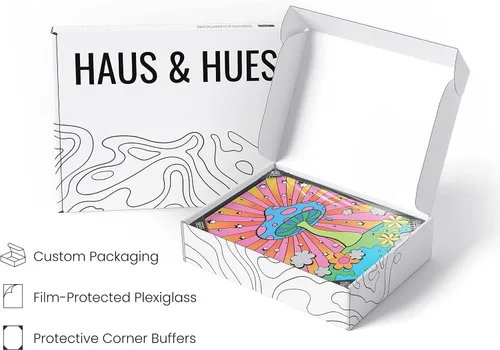 Miniatura 4 de HAUS AND HUES Póster de hongos trippy – Indie for Room Aesthetic Trippy Hippie Y2K, arte de hongos, imágenes indie, decoración de pared