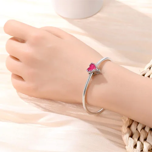 Miniatura 131 de KUNSIR Los abalorios se adaptan a pulseras Pandora para mujer, plata de ley 925, cuentas colgantes de joyería para niñas, dijes de feliz cumpleaños