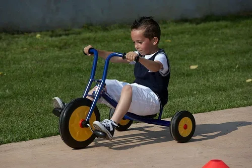 Miniatura 4 de Italtrike Atlantic SuperTrike - Triciclo para exteriores para niños pequeños y niños, ingeniería superior, fuerte y duradero, fácil de montar