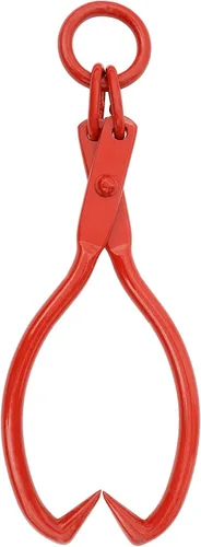 Earth Worth - Pinzas deslizantes - Agarrador de troncos de 32 pulgadas con anillo para conectar con cadena, herramientas de tala para silvicultura,