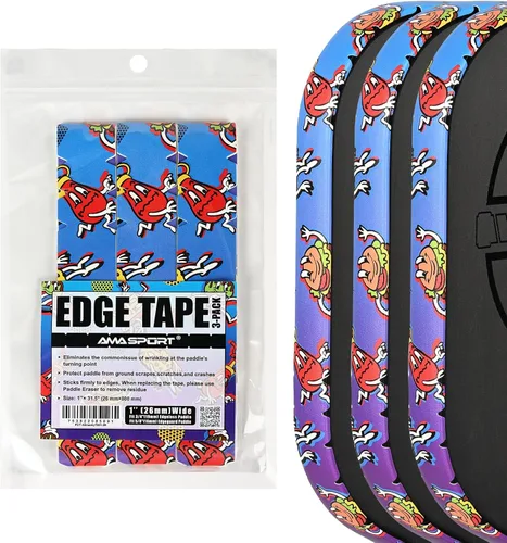 Miniatura 36 de PICKLETECH Pickleball Edge Guard Tape – Pink Unicorn Pattern Edge Tape for Pickleball Paddle - Fit Perfectly Curved Edge - No Wrinkling Sonrisa verde