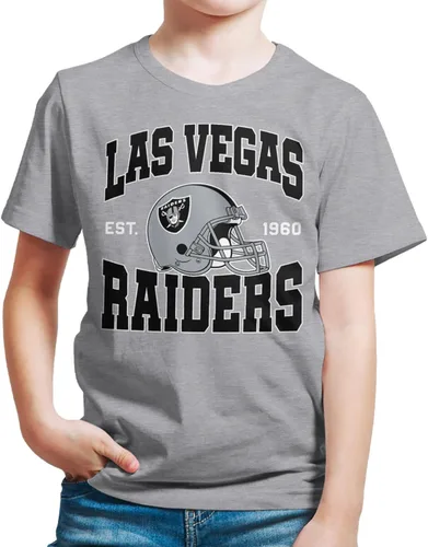 Miniatura 18 de Junk Food Clothing x NFL - Casco de equipo - Camiseta de manga corta para niños y niñas con licencia oficial de la NFL