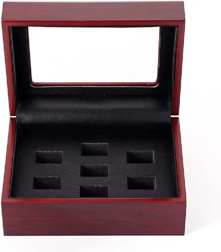 Miniatura 2 de Championship Big Heavy Ring Display Caja de madera (7 Hoels)