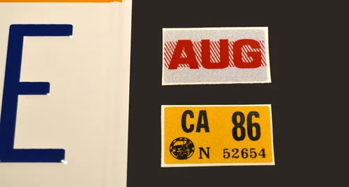 Miniatura 3 de Armazón para placa Back to the Future / Delorean / OUTATIME de metal