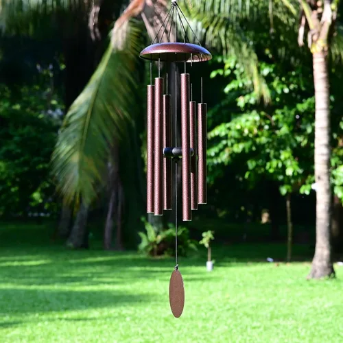 Miniatura 8 de Vanquer Campanillas de viento para tono profundo exterior, campanillas de viento de 32 pulgadas para exteriores, tono profundo, campanillas