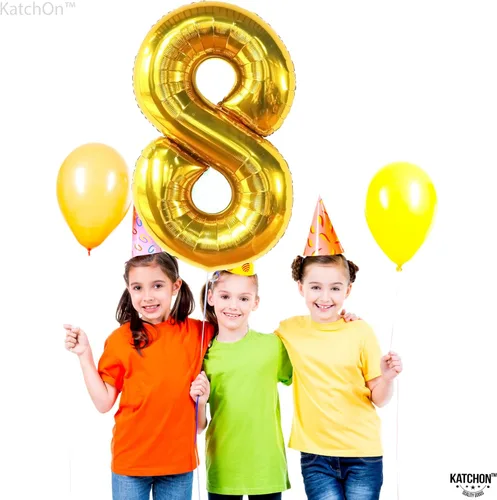 Miniatura 1113 de KatchOn, Globo grande azul número 2 de 40 pulgadas Decoraciones de cumpleaños de Baby Shark para niño de 2 años Globo azul número 2 Globo