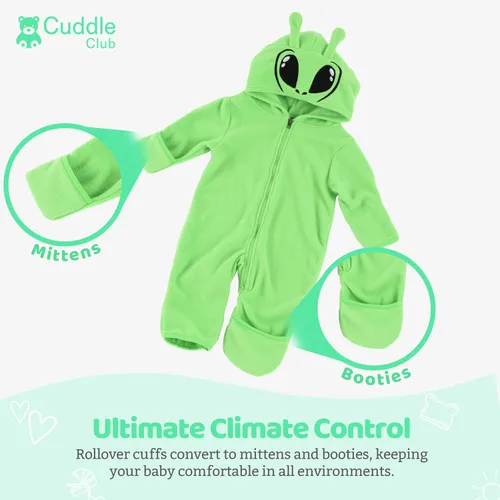 Miniatura 66 de Enterizo de vellón para bebé, rómper de una sola pieza con capucha para niños, ropa para exteriores, chaqueta infantil