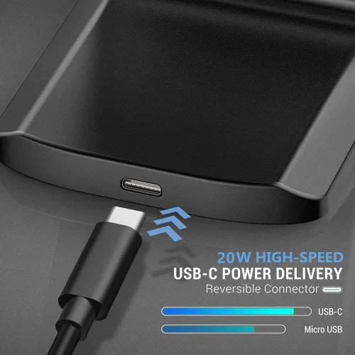 Miniatura 6 de Cargador inalámbrico rápido de 20 W, soporte de carga inalámbrica compatible con iPhone 17 16 Pro, 15 Pro, 15, 14, 13, 12, 11 Series/X/XS, cargador