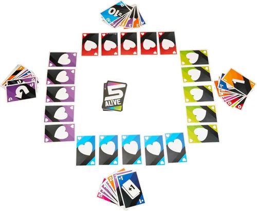 Miniatura 11 de Hasbro Gaming Juego de cartas de 5 vivos, juego de ritmo rápido para niños y familias, fácil de aprender, de 2 a 6 jugadores, divertidas actividades