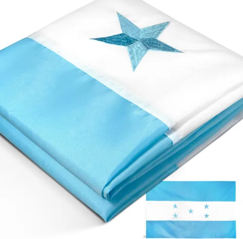 Miniatura 9 de Anley Fly Breeze - Bandera de Honduras de 3 x 5 pies, color vivo y a prueba de decoloración, cabecera de lona y doble costura, banderas nacionales