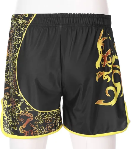Miniatura 4 de Lejafay Pantalones cortos deportivos Muay Thai para hombre, pantalones cortos de kickboxing, artes marciales y artes marciales
