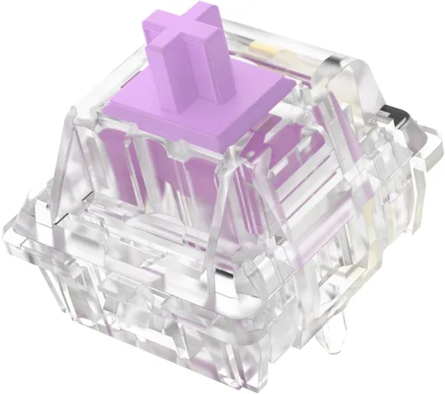 Miniatura 10 de DUROCK Interruptores lineales, serie L Lineales lisos, interruptor de teclado prelubricado de 5 pines para teclados mecánicos MX