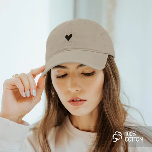 Miniatura 5 de Sombrero bordado de algodón cepillado para mujer, unisex, ajustable, talla única