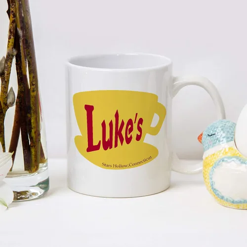 Miniatura 5 de Toshiy Luke's Diner - Taza de café, regalo divertido para los amantes de los comedores, elefante blanco de Navidad, 11 onzas
