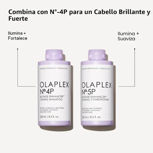 Miniatura 7 de Olaplex Nº.5P Blonde Enhancer Purple Toning Conditioner: Neutralizes Brassiness & Strengthen Repairs Damages & Hydrates Hair For Coily, Curly