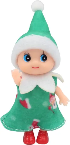 Miniatura 11 de WULEEUPER - Muñecas pequeñas de elfo bebé Decoración navideña de elfo en miniatura Regalo para recién nacido Muñecas de bebé para niña y niño