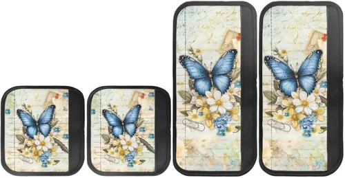 Miniatura 22 de Juego de 4 fundas para manijas de microondas con diseño de rayas de vaca tribal, azteca, decoración de cocina, antideslizantes, a prueba