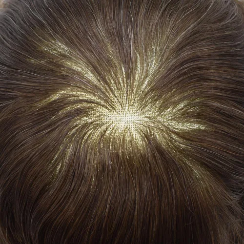 Miniatura 5 de Toupee - Pieza de cabello humano real, sistema de reemplazo de encaje suizo suave para hombre, pieza de pelo de tupé, protesis capilar para hombre