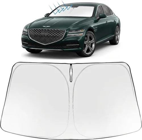 Miniatura 272 de Proadsy Parasol para parabrisas actualizado 2025, ajuste personalizado Dodge RAM 1500 2Dr 2019-2024 2025, 4 capas, plegable, protector de parasol