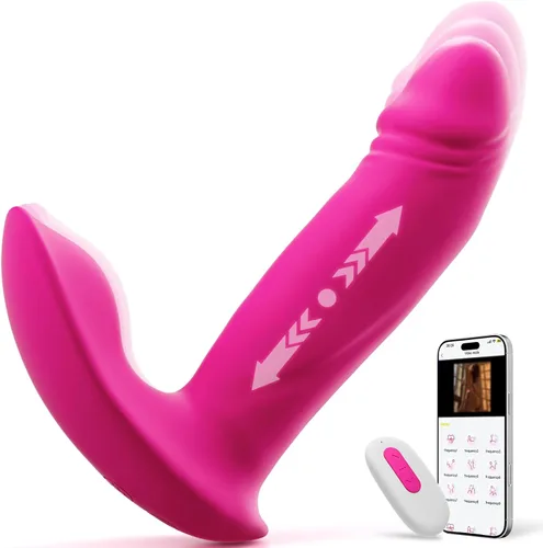 Consoladro de empuje para punto G, vibrador de 3 en 1, juguetes sexuales para adultos para mujeres, vibrador portátil con control remoto por