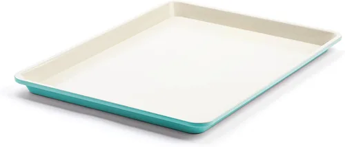 Miniatura 10 de GreenLife Bakeware Bandeja para Hornear de Galletas Media Hoja de 18" x 13", Antiadherente Cerámico Saludable Sin PFAS No Tóxico, Seguro para Horno