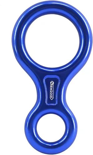 NewDoar Equipo de escalada Equipo de descenso Placa de aparejo 40kN Rescate Figura 8 Descender con Oreja Grande Bent-Ear para Escalada Belaying y