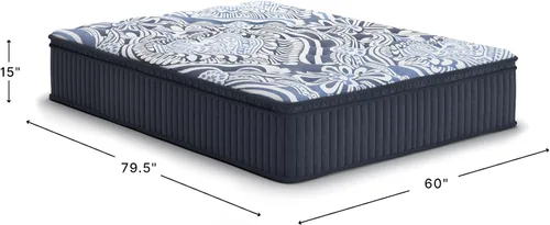 Miniatura 2 de Signature Design by Ashley Plush Luxe - Colchón híbrido de espuma viscoelástica de látex de gel transpirable de 15 pulgadas con soporte de borde