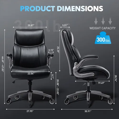 Miniatura 2 de Silla de oficina resistente con respaldo alto