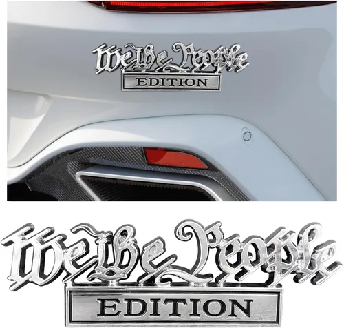 Miniatura 12 de Ziciner Emblema Edición Veterano de Combate, Insignia de Metal 3D Elevado para Guardabarros de Coche con Adhesivo Fuerte, Pegatina Universal