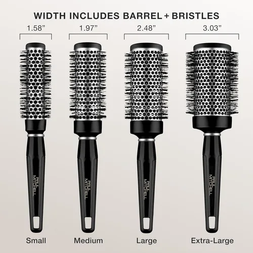 Miniatura 2 de Paul Mitchell Pro Tools Express Ion - Cepillo redondo de aluminio, para secar todo tipo de cabello
