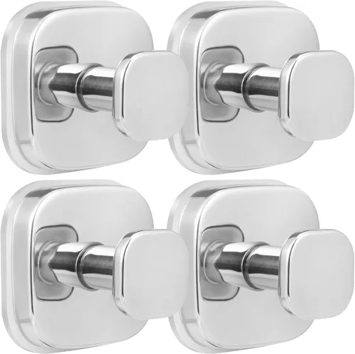 Miniatura 12 de Ganchos de ventosa reutilizables resistentes para cocina, baño, ducha, ganchos a prueba de humedad para toallas, batas, esponjas y coronas/montaje
