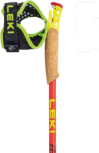 Miniatura 3 de LEKI Bastones de senderismo ligeros de carbono vertical K para senderismo y trail running