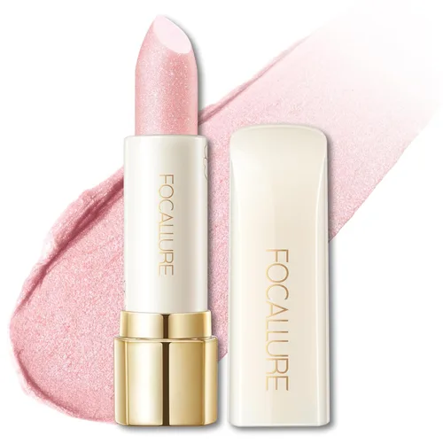Miniatura 15 de FOCALLURE Lápiz labial brillante hidratante, acabado brillante de perlas, bálsamo labial teñido hidratante con textura cremosa, tinte labial de RD02
