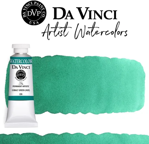 Miniatura 29 de DA VINCI PAINTS Pintura Acuarela Profesional para Artistas, Alizarin Crimson (Quinacridone), 37ml Índigo