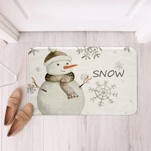 Miniatura 7 de Erosebridal Cartoon Dog Bathroom Rugs Pomeranian Dog Bathroom Accessories Cute Puppy Doormats Floor Mats Pet Animal Entryway Rug 16"X24",Water