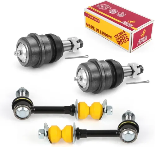 Miniatura 247 de Metrix Premium Chassis Parts - Juego de 4 piezas de articulación de rótula superior y barra estabilizadora delantera para Ford Ranger RWD 1998-2011