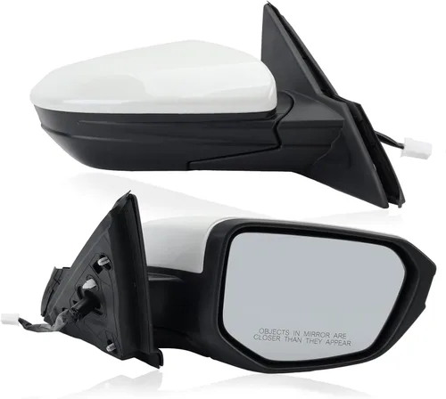 Espejo lateral del pasajero compatible con Honda Civic Coupe Sedan Hatchback 2016, 2017, 2018, 2019, 2020, 2021, espejo con cristal eléctrico, sin