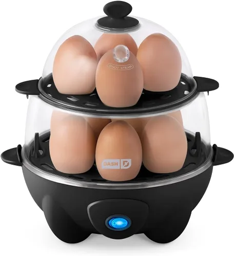 Miniatura 12 de Dash Deluxe Hervidor de Huevos - Hervidor, Escalfador y Vaporizador - Incluye Guía de Medidas y Recetas - Apto para Lavavajillas - Capacidad para 12