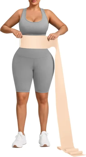 FeelinGirl Entrenador de Cintura para Mujeres Vendaje Envolvente Cinturón Recortador Torso Largo Envolturas de Barriga Moldeador Corporal de Vientre