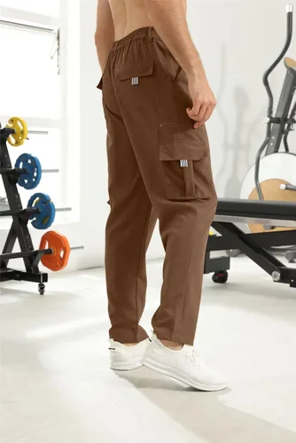 Miniatura 7 de Pantalones de carga para hombre, ligeros, tácticos, para senderismo, ajuste clásico, múltiples bolsillos