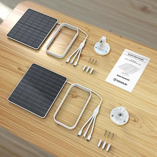 Miniatura 6 de Cargador de panel solar plegable con carga de puerto USB para smartphone, banco de energía, dispositivos pequeños (2 piezas de 6 W)