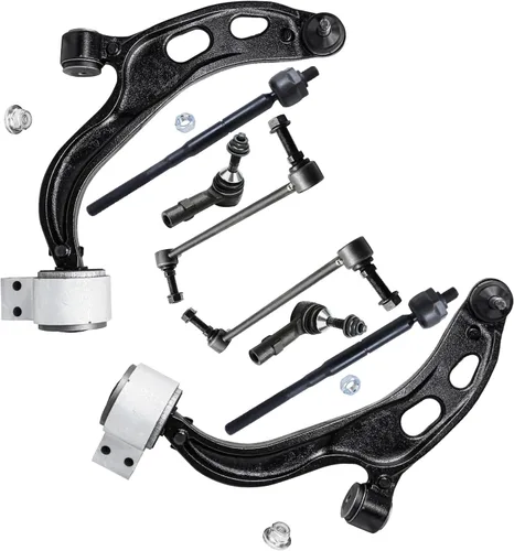 Miniatura 273 de Detroit Axle - Kit de brazos de control de extremo delantero de 8 piezas para Dodge Dakota 00-04, Durango 00-03, 4 brazos de control superior e