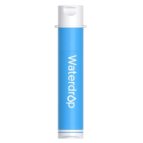 Waterdrop Paja de filtro de agua por gravedad, sistema de filtración de agua de campamento, purificador de agua de supervivencia para viajes,