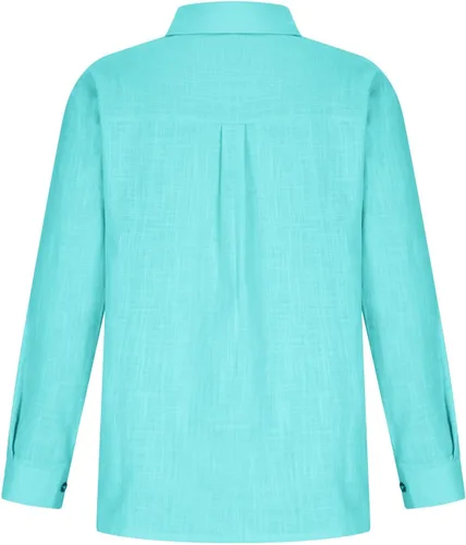 Miniatura 106 de SMIDOW Camisa de algodón y lino con botones para mujer