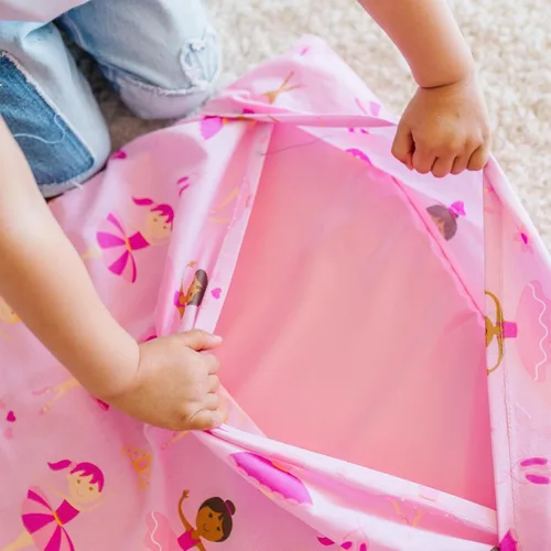 Miniatura 6 de Wildkin Funda de algodón para siesta para niñas, funda de repuesto suave con solapa cosida, se adapta a alfombrillas de vinilo de 1.5 pulgadas